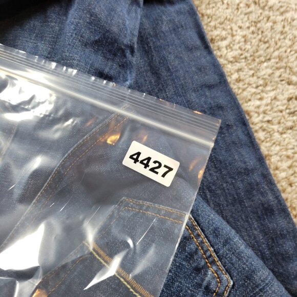 Abercrombie Kids Jeans Boys 12 Classic Straight Denim Dark Wash Distressed - Picture 9 of 9